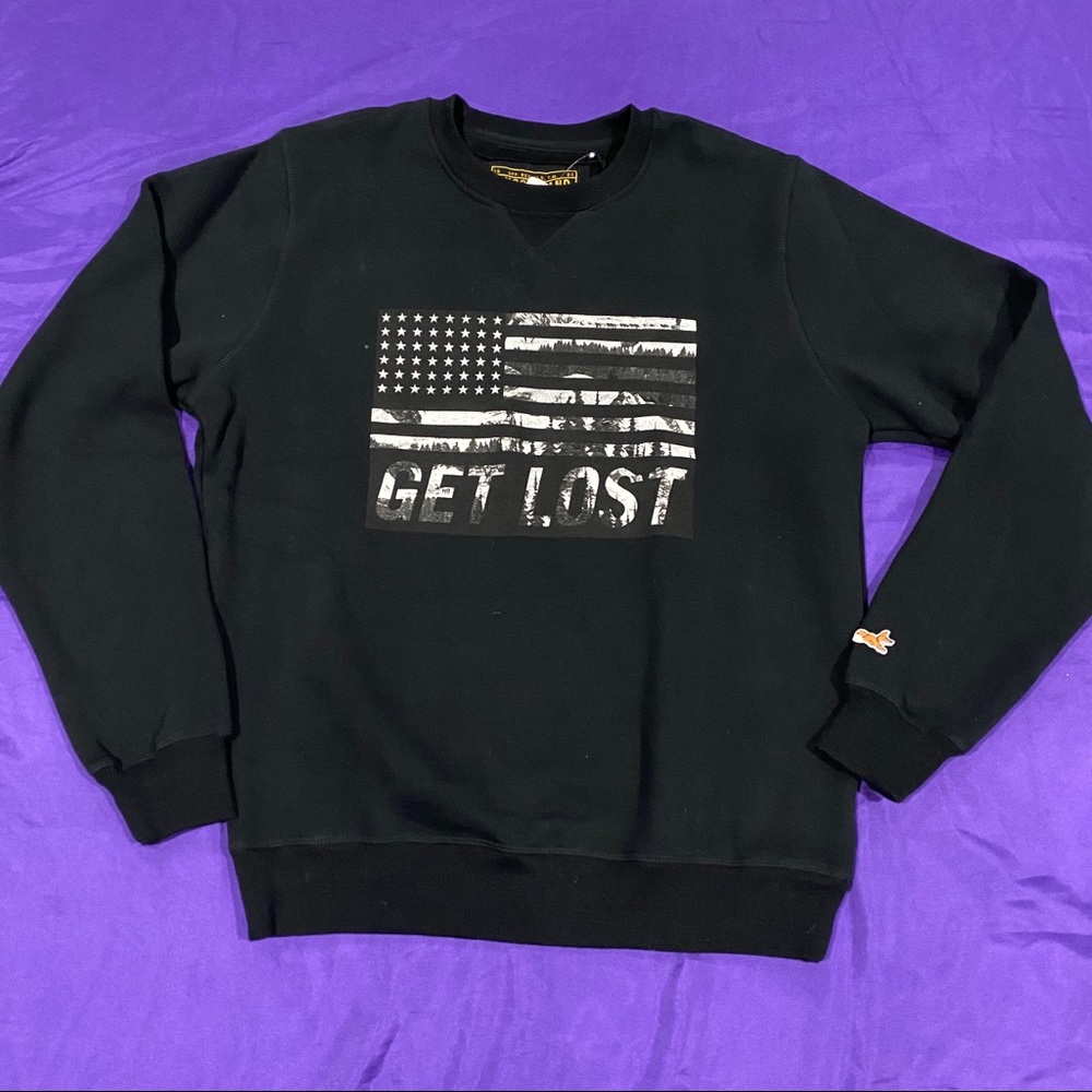 Men’s AKOO Get Lost Crew Neck Sweat Shirt